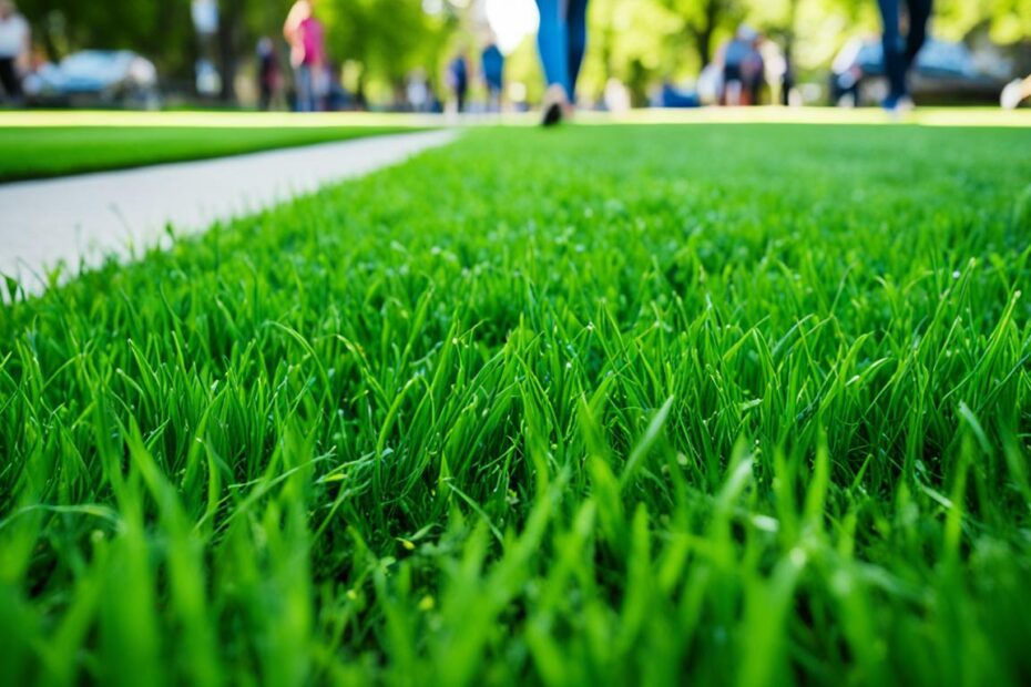 High-traffic grass seed for busy lawns