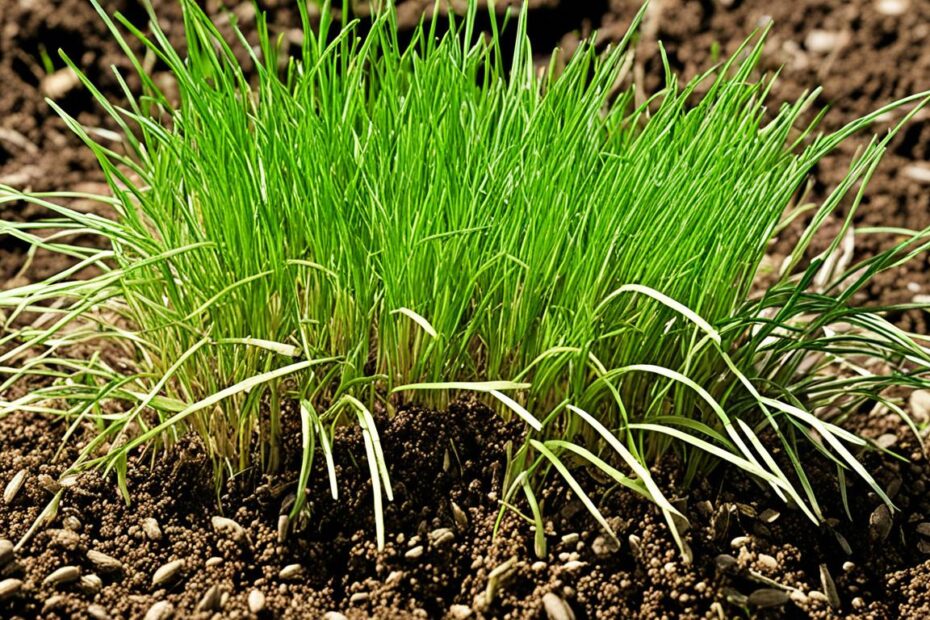 Perennial ryegrass seeds for quick germination