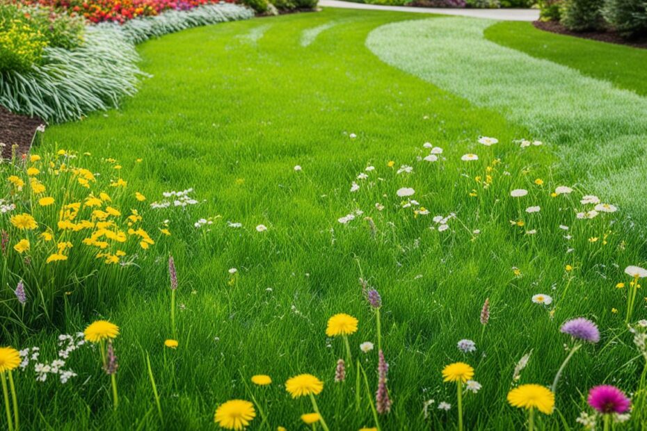 Seasonal lawn seed blends for year-round green