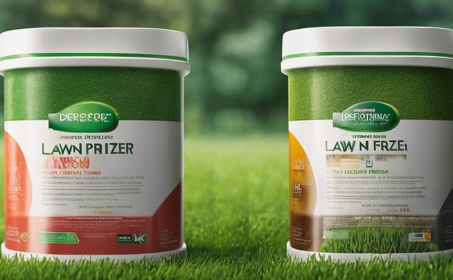 comparing lawn fertilizer brands