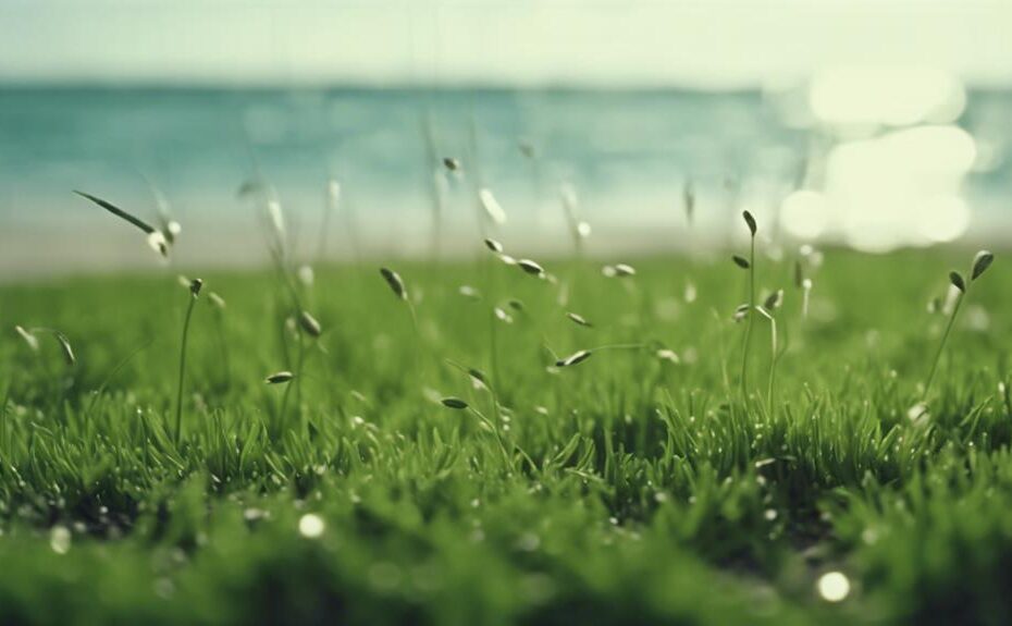 seaside lawn seeding solution