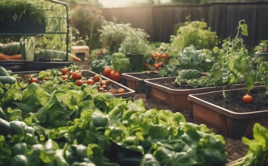 sustainable gardening with vegetables