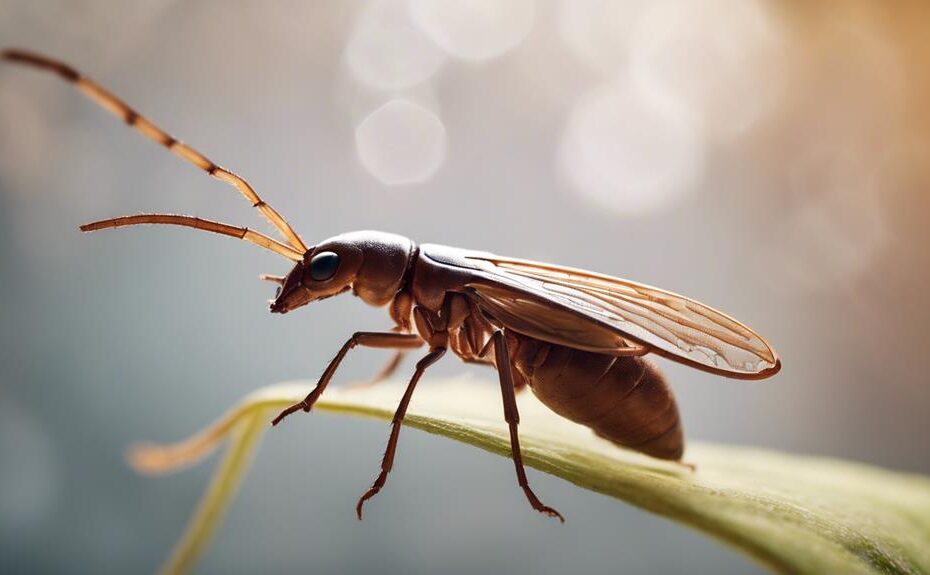 flying insects with wings